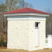 Lime Washed Stone Gate House