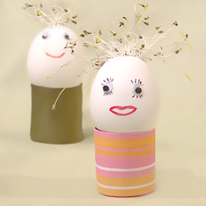 Eggshell Seed Pots