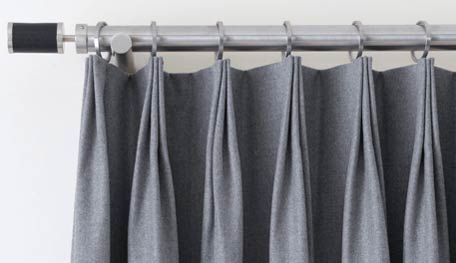 Tailored Pleat Drapes from The Shade Store