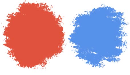 Tangerine Tango with Blue