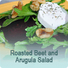 Roasted Beet and Arugula Salad