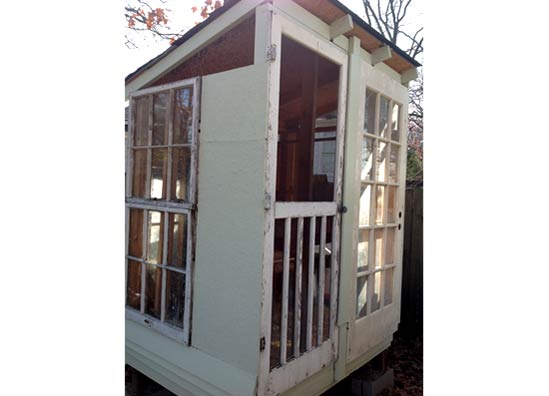 Use your imagination! A chicken coop can also be a focal point in your garden